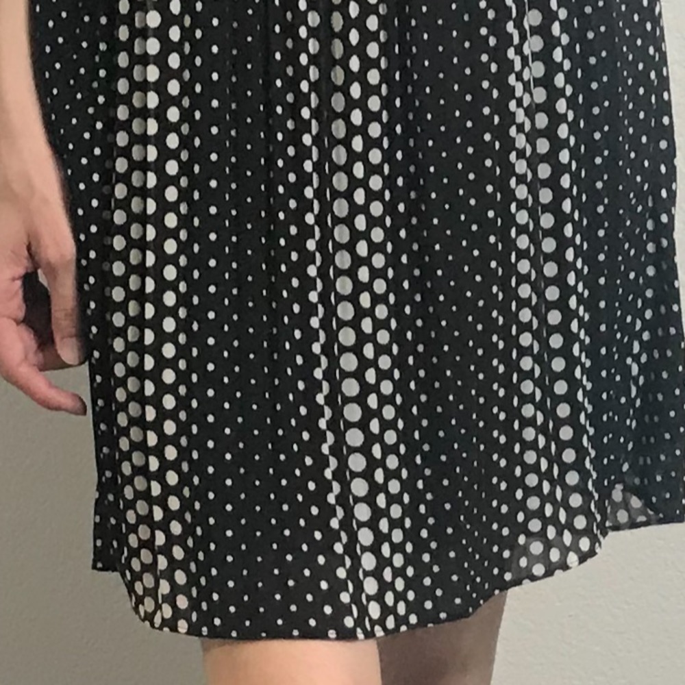 Michael Kors black polka dot dress